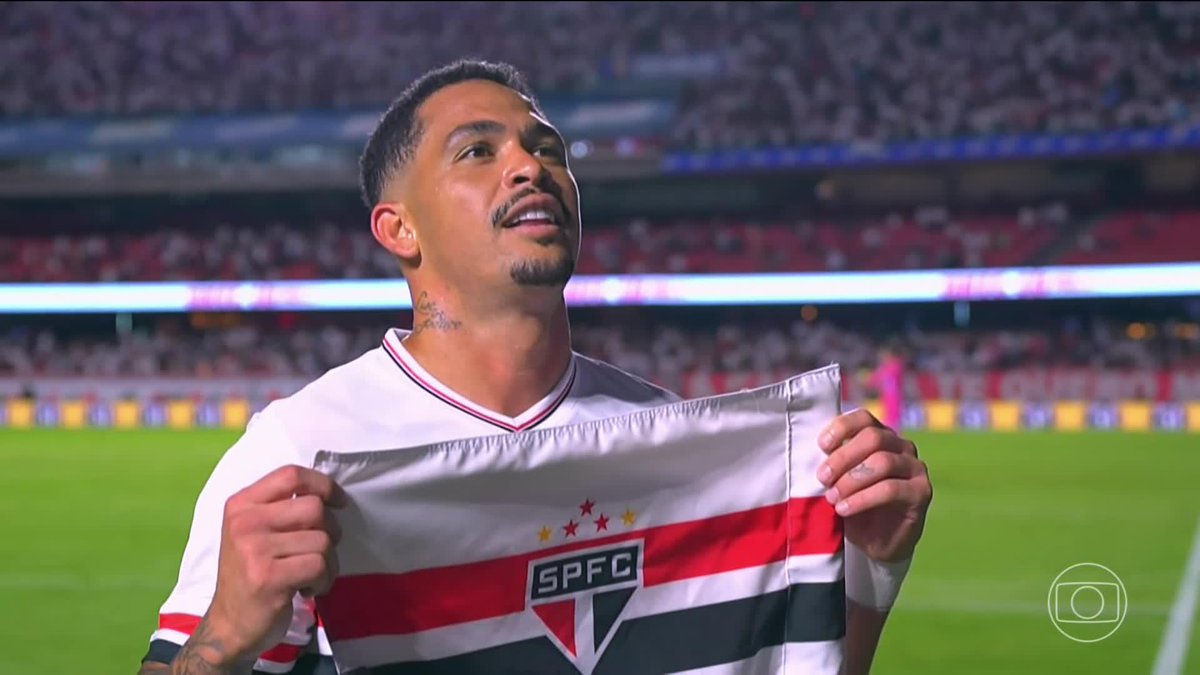 O gol de Luciano. São Paulo 1x1 Flamengo no Morumbis. 🎥 TV Globo 📺 | ge