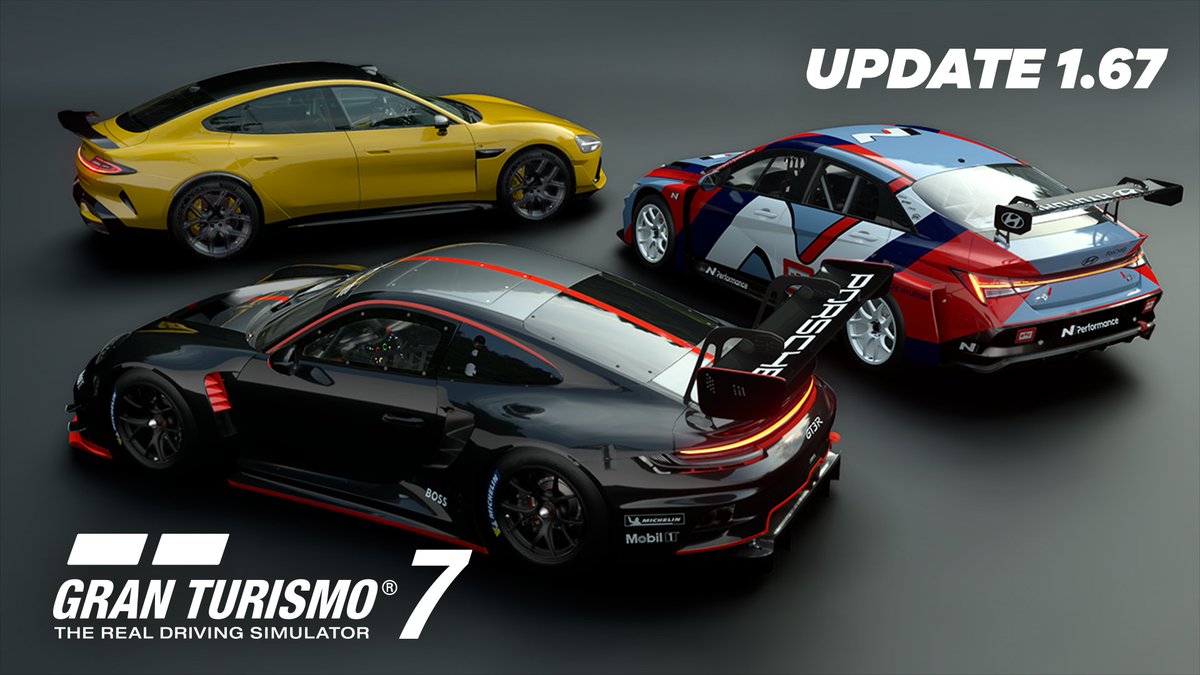 『グランツーリスモ７』2026年1月アップデートを本日1月29日（木）15時より配信開始！ 「ヒョンデ エラントラ N TC '24」「ポルシェ 911 GT3 R（992）'22」「シャオミ SU7 Ultra '25」の新車3台やレースイベントなどを追加！ 詳しくはこちら⇒ #GT7