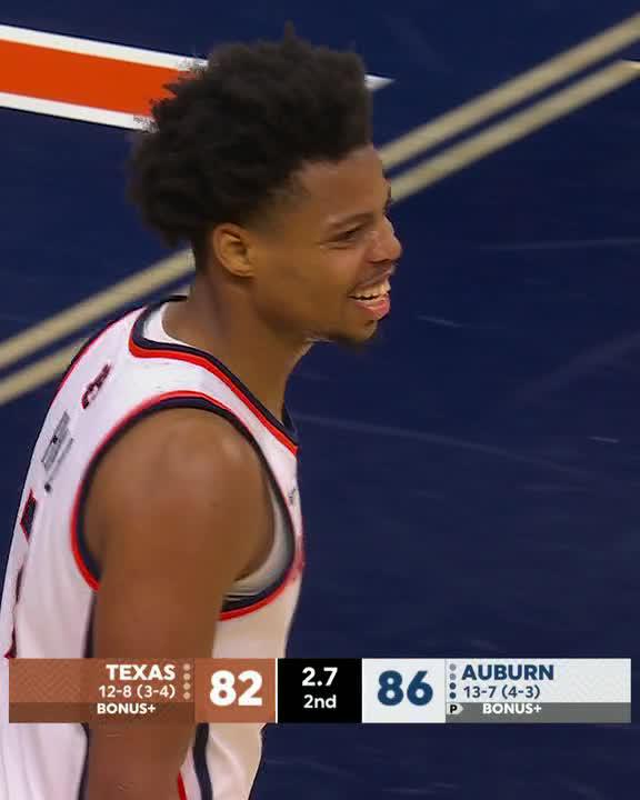 KEYSHAWN HALL. 🥶 HIS THIRD 30-POINT PERFORMANCE IN CONFERENCE PLAY. Auburn Basketball x #SECMBB