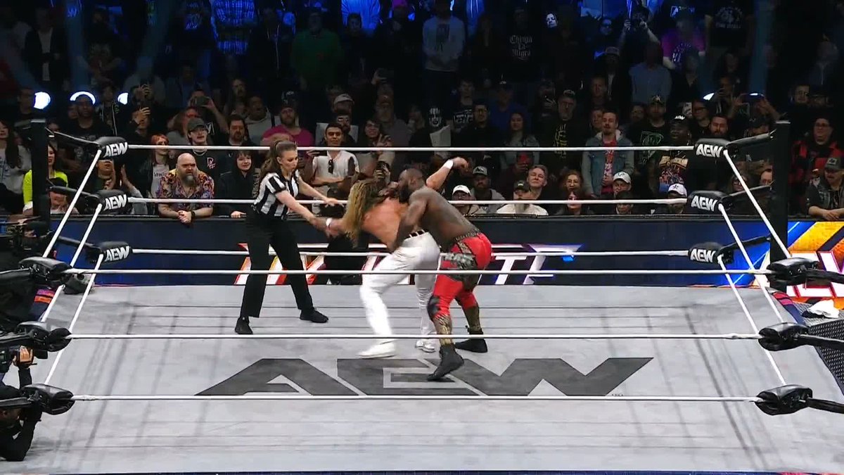 ANDRADE JUST DEFEATED SWERVE STRICKLAND!! WHAT A MAIN EVENT #AEWDynamite