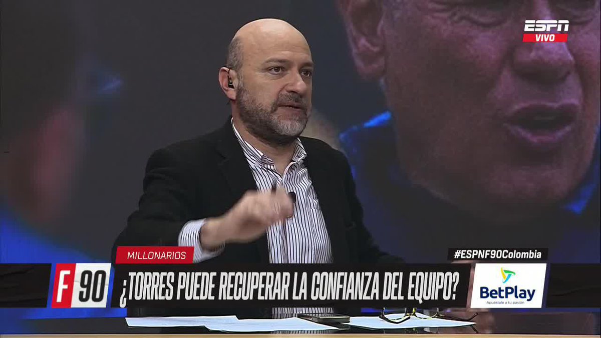 #ESPNF90Colombia "El balance de Torres es MALO, PAUPÉRRIMO... no tiene defensa" Nicolás Samper, ENCENDIDO tras una nueva derrota de Millonarios en el campeonato ▶️ No te pierdas F90 en el Plan Premium de #DisneyPlus