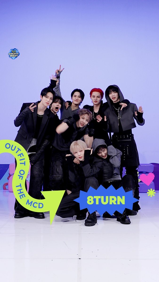 𝟐𝟔𝟎𝟏𝟐𝟗 𝑶𝒖𝒕𝒇𝒊𝒕 𝑶𝒇 𝑻𝒉𝒆 𝑴𝑪𝑫 : 𝑶𝑶𝑻𝑴 with 8TURN (에잇턴) 잠시 후 저녁 6시! 엠카 본방사수 잊지마세요 🫶 #MCOUNTDOWN #엠카운트다운 #OOTM #8TURN #에잇턴