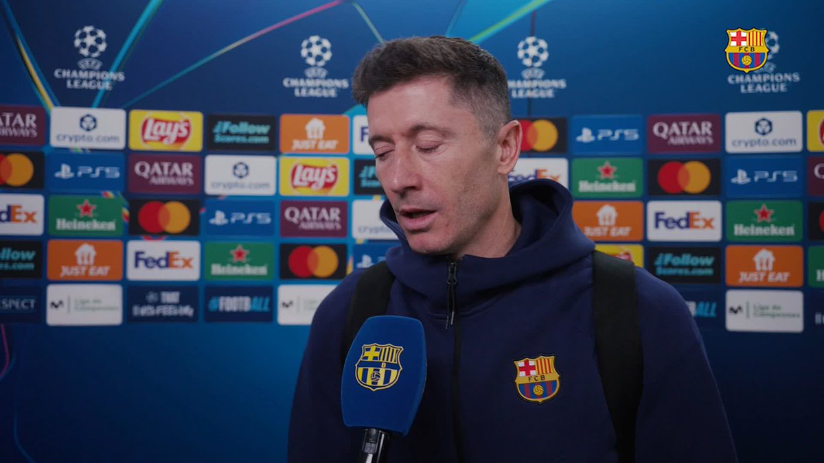 Here’s what Lewandowski had to say after the game 🗣️