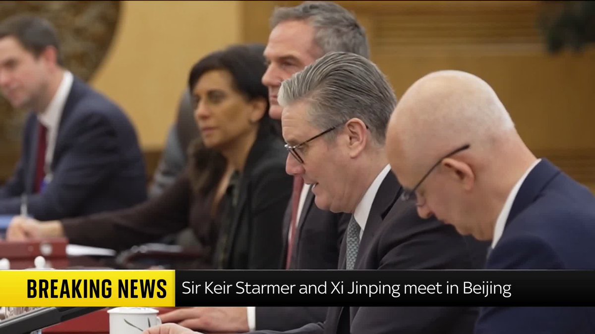 Prime Minister Sir Keir Starmer has told Chinese President Xi Jinping he wants a "more sophisticated relationship" ⬇️ Latest: 📺 Sky 501, Virgin 602, Freeview 233 and YouTube