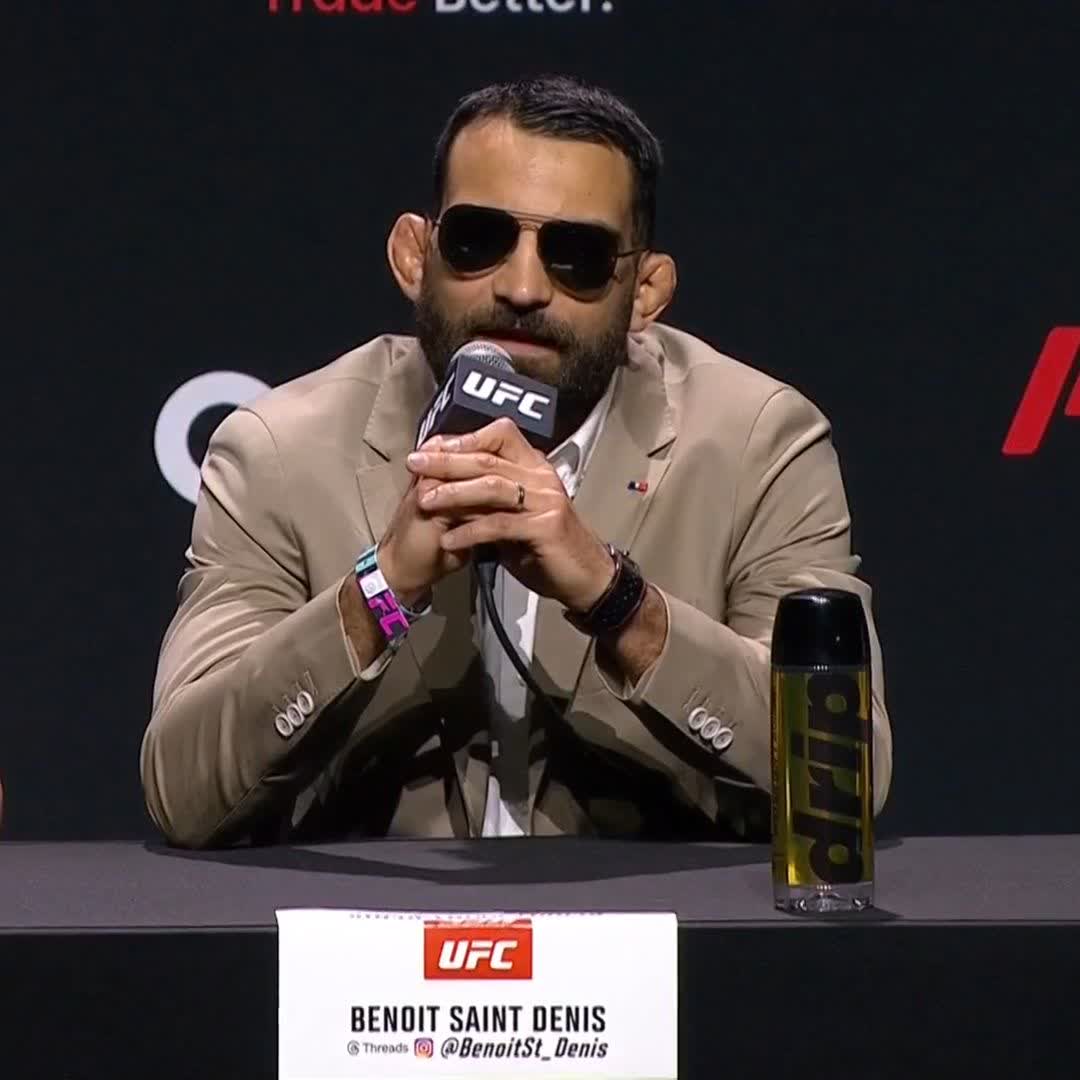 Primed for Battle! ⚔️ 🇫🇷Benoît "God of War" Saint Denis is ready for whatever his co-main partner brings this weekend! #UFC325
