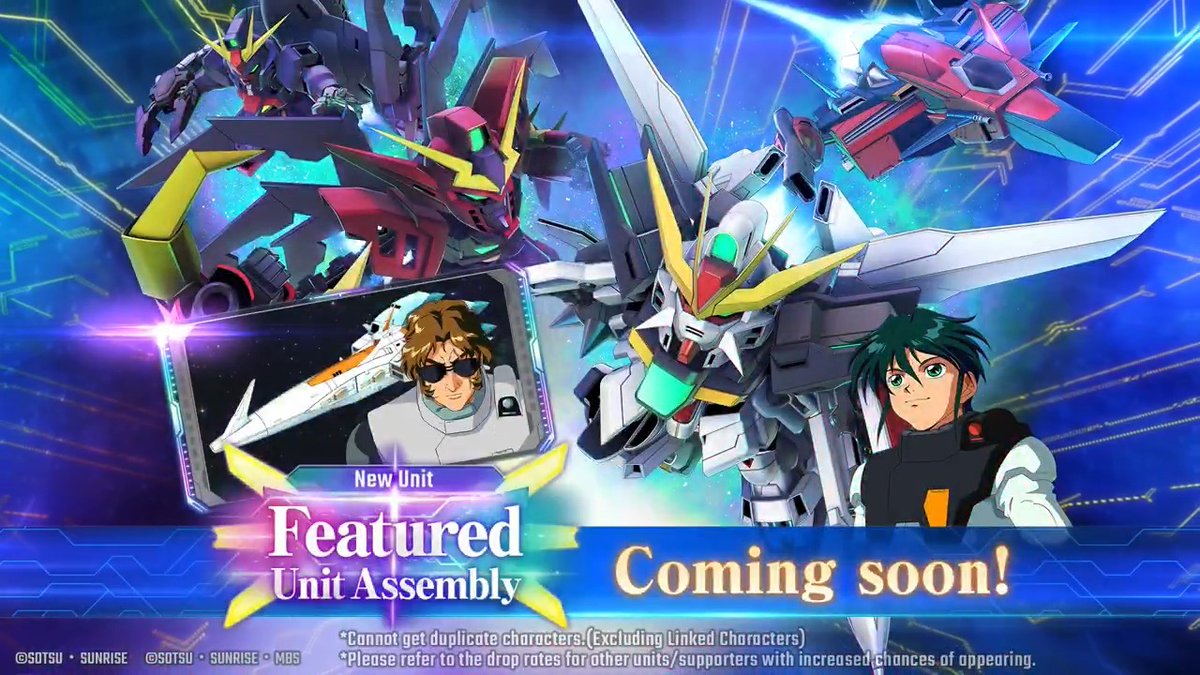 ◤━━━━━━ #GundamEternal New Units to arrive on 1/31 (JST)! ━━━━━━━◢ Featuring: UR Gundam Double X (EX) / UR Garrod Ran UR Gundam Virsago Chest Break (EX) / UR Shagia Frost #GGeneration #GGen