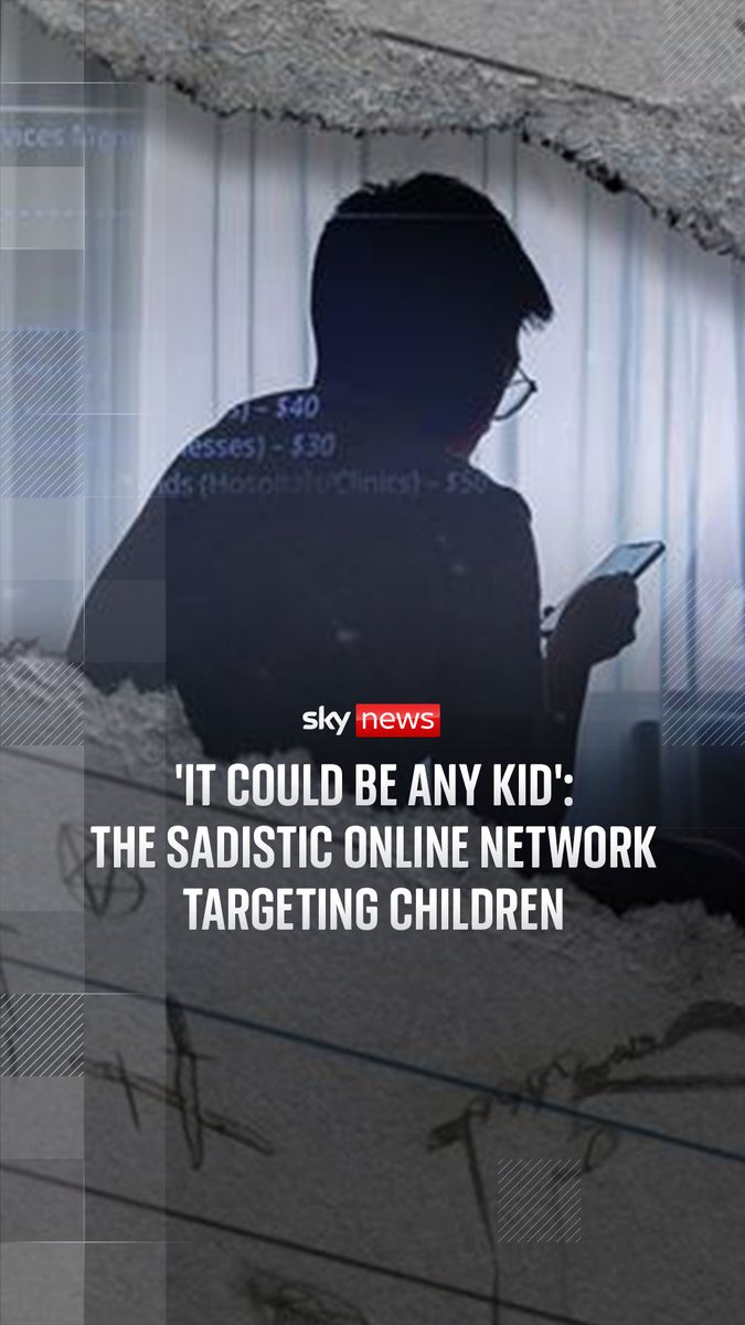 Warning: this report contains graphic material and reference to suicide, self harm and sexual abuse which some viewers might find distressing. Self‑harm and child sexual abuse content is being traded as “social currency” within an online network known as The Com. The Com, short for community, is a loose network involving online sadistic groups targeting vulnerable children. Harm is being gamified - according to a new report shared exclusively with Sky News by intelligence risk firm Resolver. Anyone feeling emotionally distressed or suicidal can call Samaritans for help on 116 123 or email jo@samaritans.org in the UK. In the US, call the Samaritans branch in your area or 1 (800) 273-TALK. Report by Adele Robinson