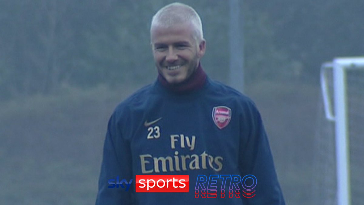13 years ago today David Beckham trained with The Arsenal.