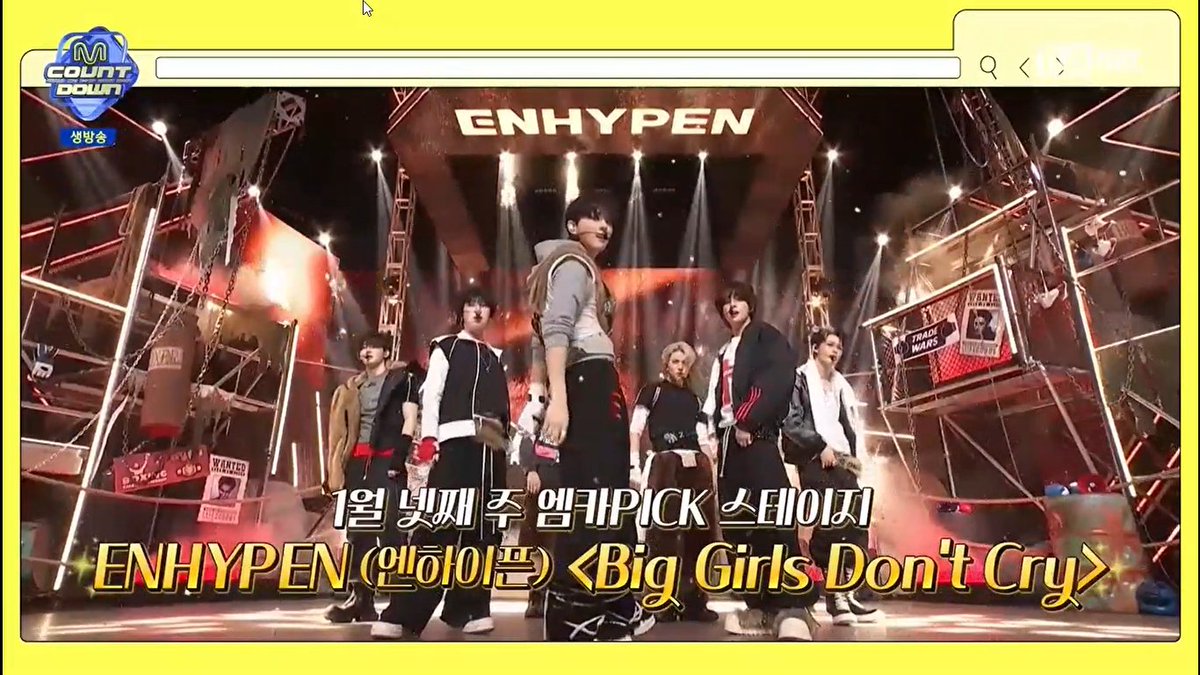 🌟 “Big Girls Don't Cry” by ENHYPEN won Weekly MCD Pick Stage (4th week of January 2026) — Congratulations! 🥳 #ENHYPEN #엔하이픈 #THE_SIN_VANISH