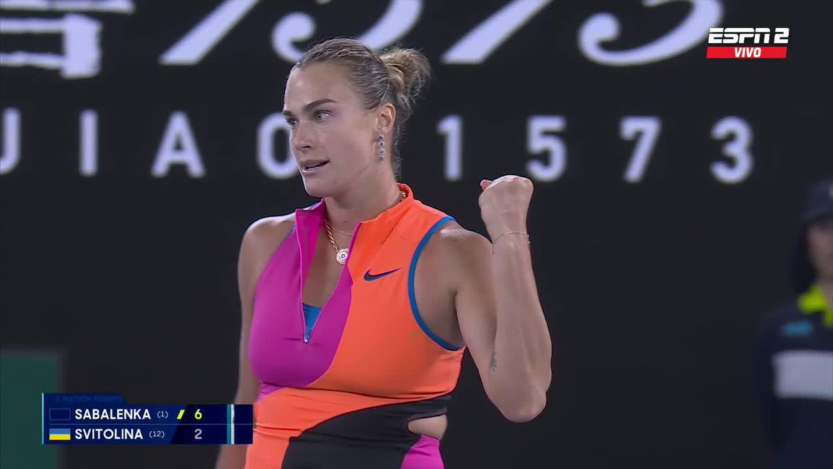 SABALENKA ES FINALISTA DEL AUSTRALIAN OPEN POR CUARTO AÑO CONSECUTIVO. 🇧🇾💥 📺 Mirá el #AO26 en el Plan Premium de Disney Plus.