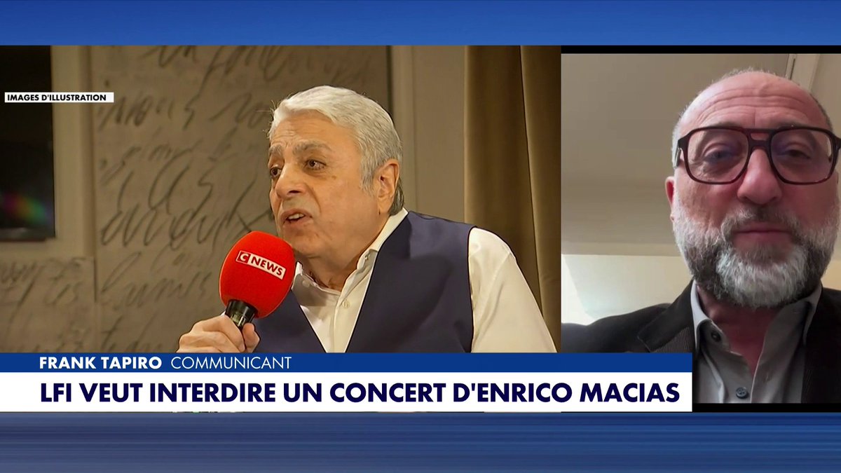 Réagissant au boycott d’un concert d’Enrico Macias par LFI, le communicant Frank Tapiro dénonce «le silence absolu du monde artistique sur ce qui se passe en Iran», dans #MorandiniLive