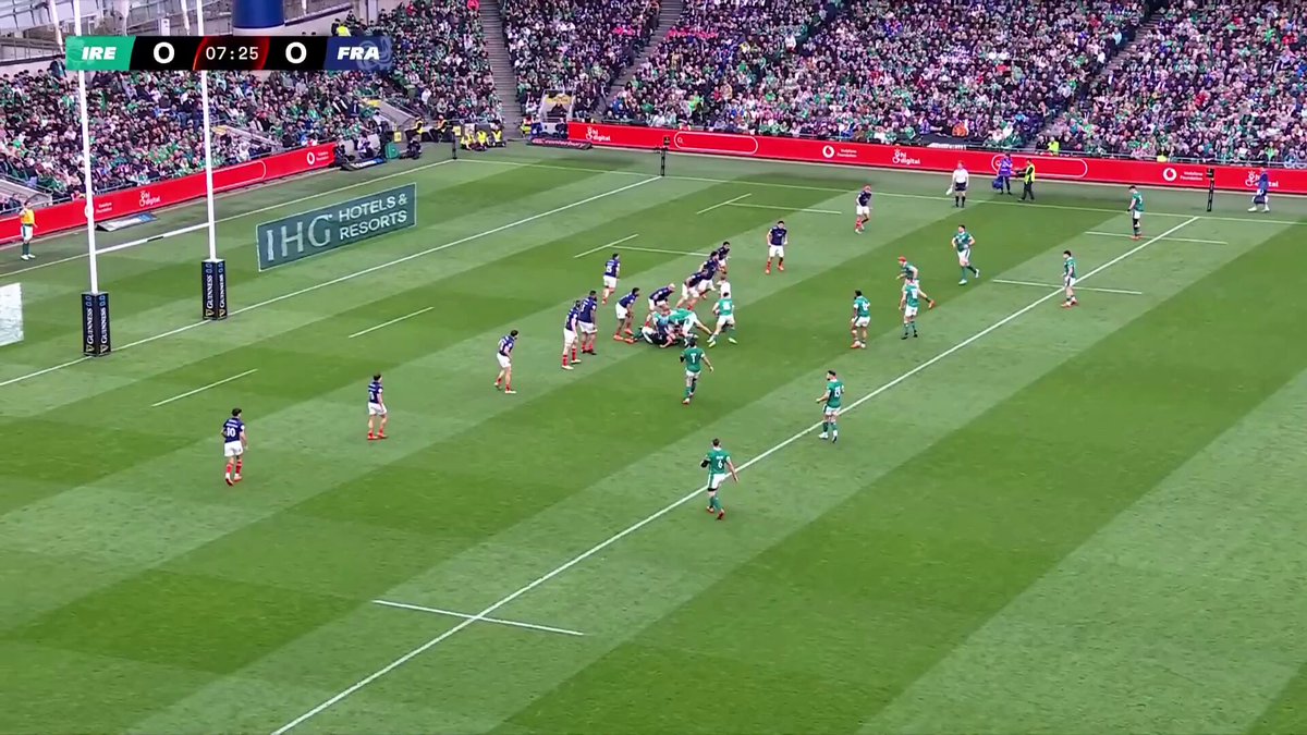 Une prestation défensive XXL 😤 Le festival de plaquages offensifs des Bleus contre l'Irlande, en 2025. 💥 #GreatnessM6N #Since1883