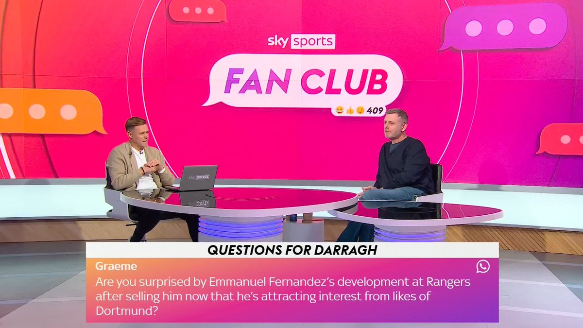 "I'm very happy to say we got a nice sell-on and will make millions more" Peterbrough CEO Darragh MacAnthony says he is not surprised by Emmanuel Fernadez's development at Rangers and attracting interest from the likes of Dortmund 🎙️