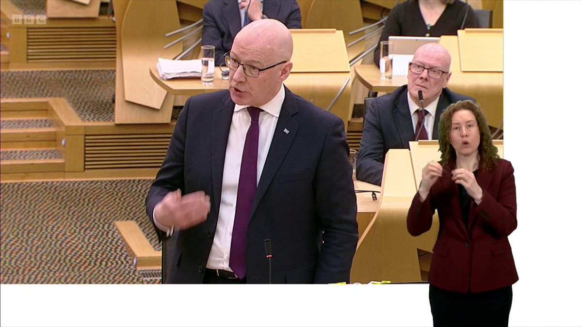 Leader of Scottish Labour Anas Sarwar asks if political pressure was applied to open the QEUH before it was ready. FM John Swinney says counsel to the inquiry has said there was no evidence of external pressure to open the hospital early. #FMQs ➡️