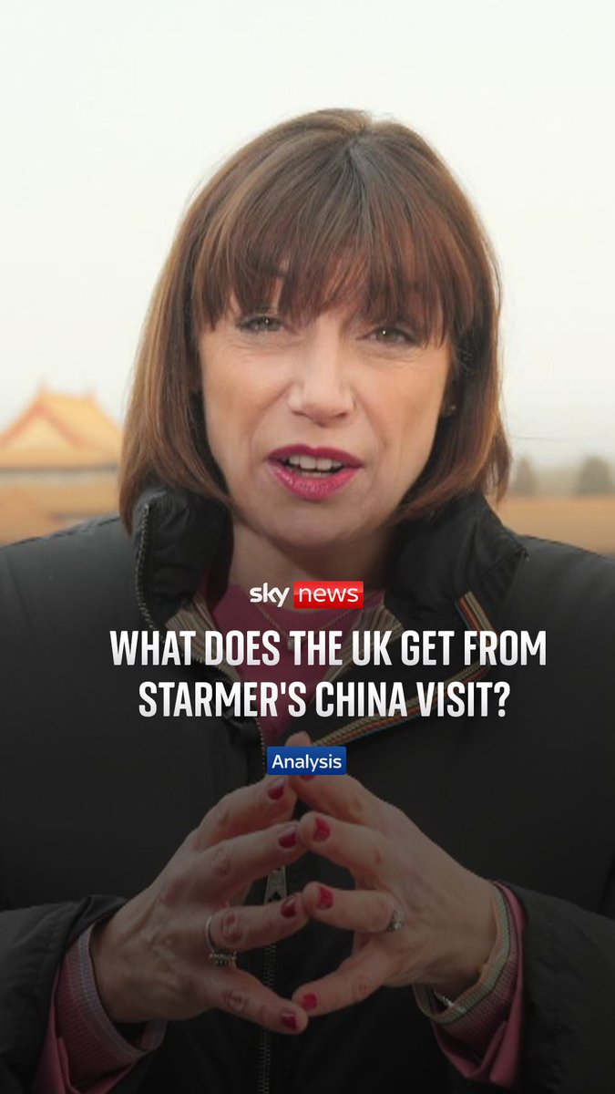 A key challenge for Sir Keir Starmer during his visit to Beijing is to perform a "delicate dance" between China and the U.S., keeping both superpowers on side, says Sky's Beth Rigby.