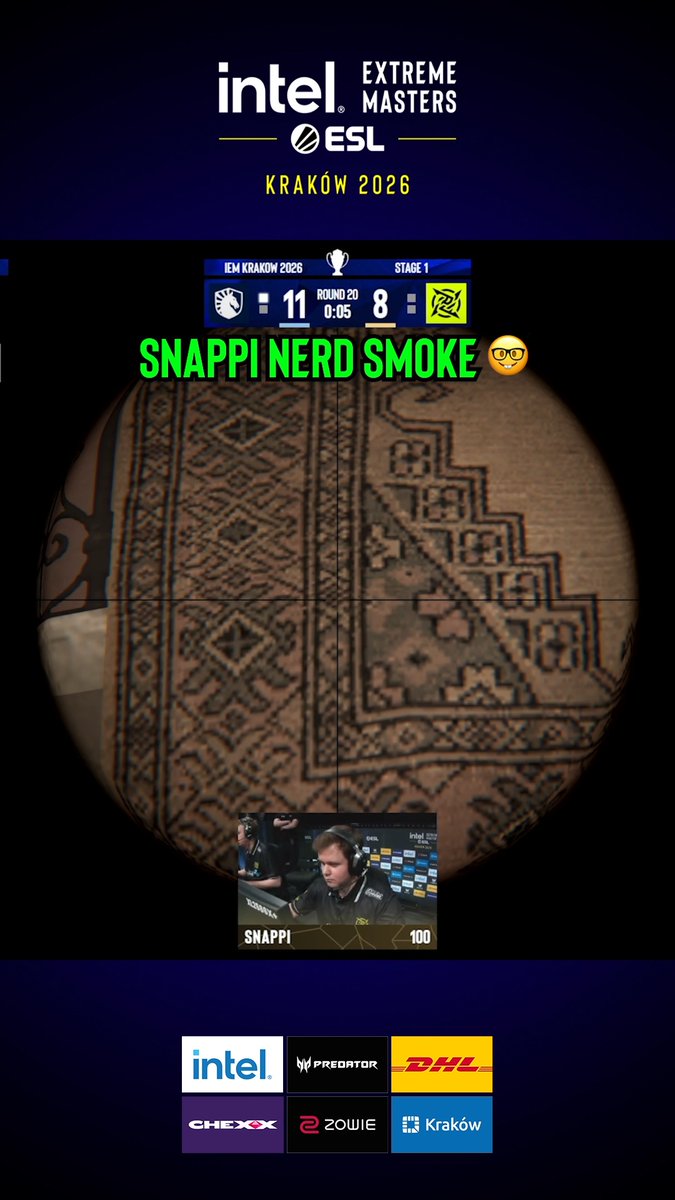 THE PERFECT MIRAGE MID SMOKE FROM SNAPPI 🎯 #IEM