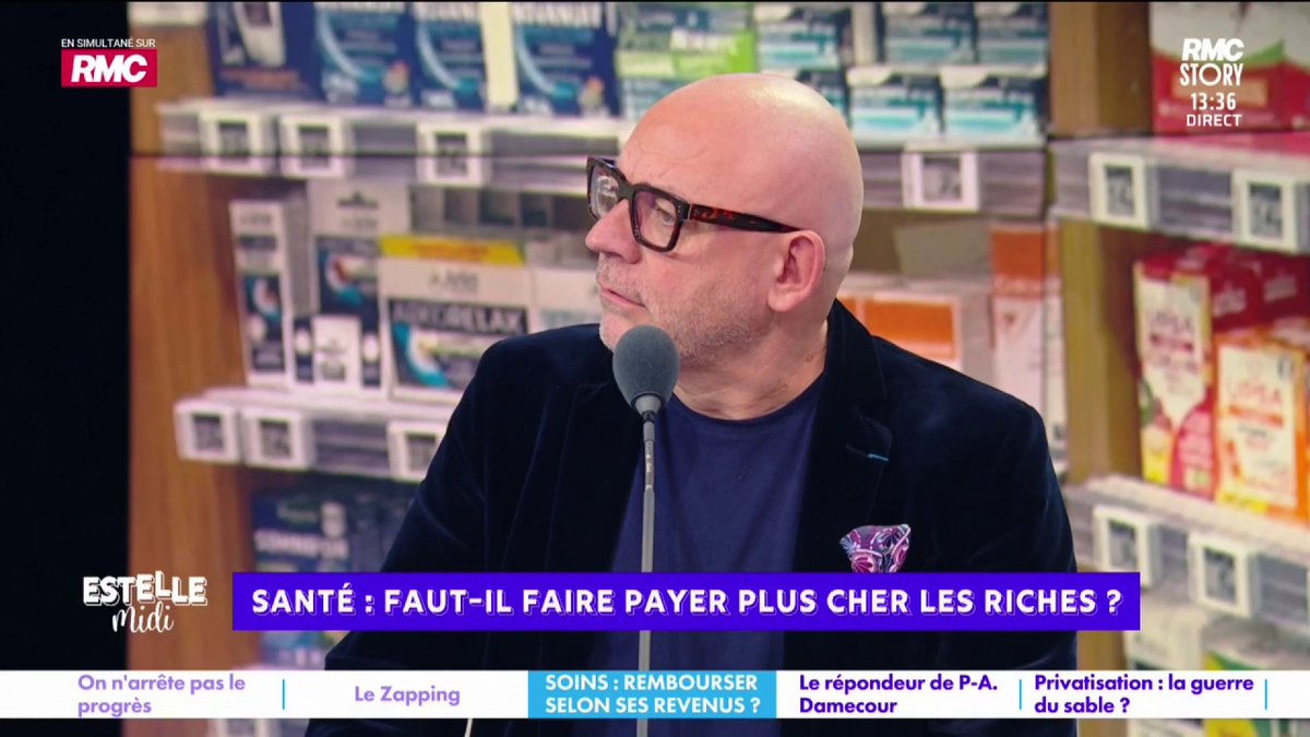 🩺 Santé : faire payer plus cher les riches ? 🎙️ frédéric hermel🇫🇷 : "Jamais je ne pensais entendre ça dans le pays dans lequel j'ai grandi ! Ces gens-là, ce monsieur-là, sont des ennemis de la République, de la France ! Ils n'ont pas le droit de toucher à ça !" #EstelleMidi