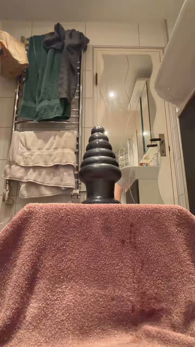 Popping the Bombshell Destroyer into my wrecked hole! Always using X Lube Powder