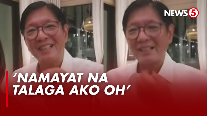 'NAMAYAT TALAGA AKO OH' 'Yan ang napansin ni Pres. Bongbong Marcos nang makita ang sarili sa video na kuha ni Palace Press Officer Usec. Claire Castro nitong Miyerkules, Jan. 28. Puro raw kasi siya sabaw matapos ma-diagnose na mayroon siyang diverticulitis.