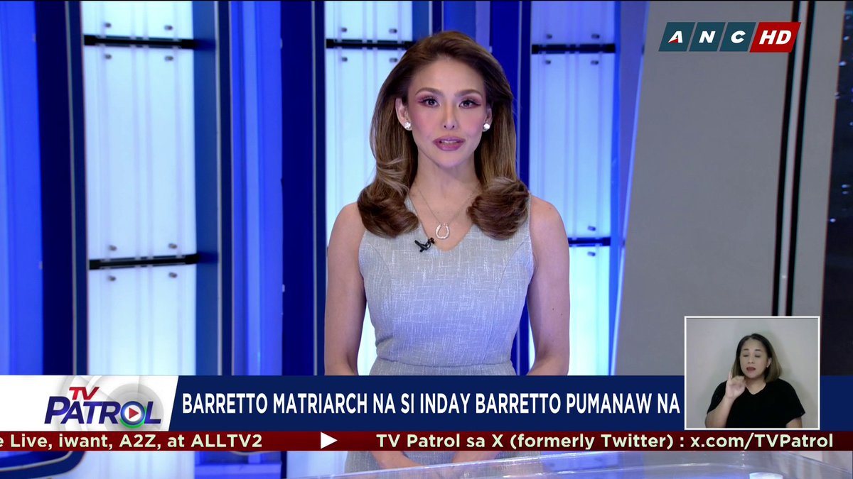 Pumanaw na ang showbiz matriarch na si Inday Barretto, ang nanay ng Barretto sisters na sina Marjorie, Gretchen, at Claudine.