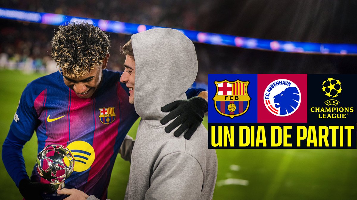 🔥 𝗖𝗢𝗠𝗘𝗕𝗔𝗖𝗞 &amp; 𝗟𝗔𝗦𝗧-𝟭𝟲 𝗦𝗘𝗖𝗨𝗥𝗘𝗗 🔥 👀🍿 UN DIA DE PARTIT: Barça 4-1 København Mission accomplished at the Spotify Camp Nou
