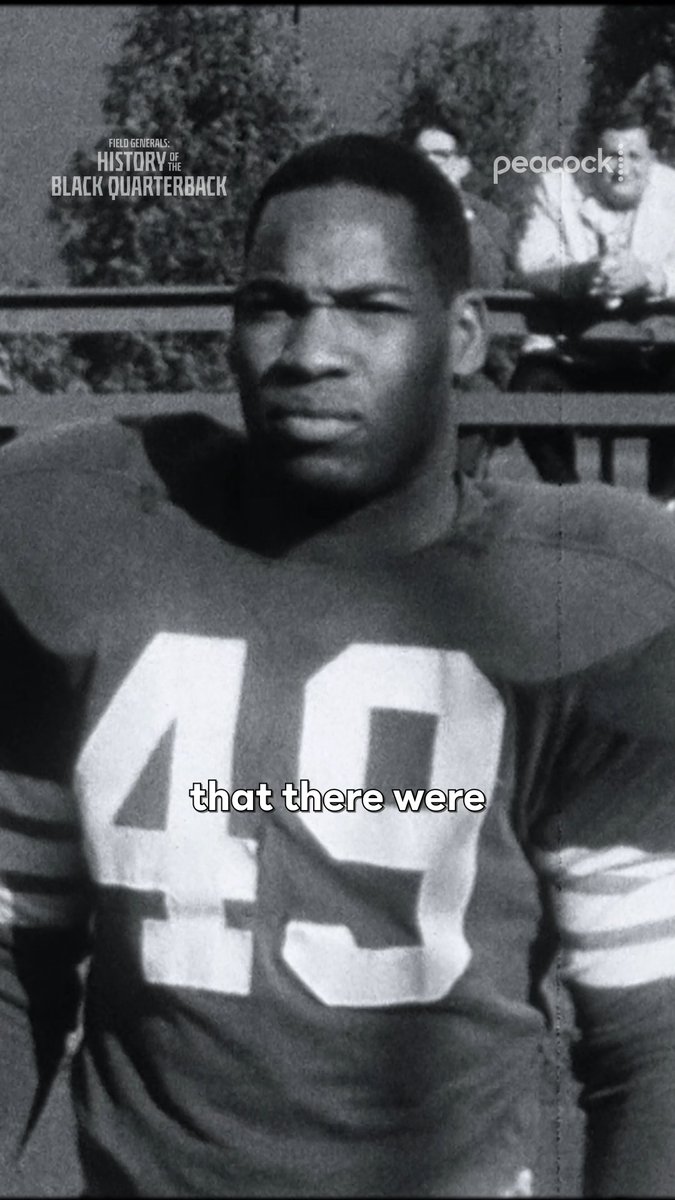 A story of evolution, born from revolution. #FieldGenerals: History of The Black Quarterback arrives February 5 on Peacock.