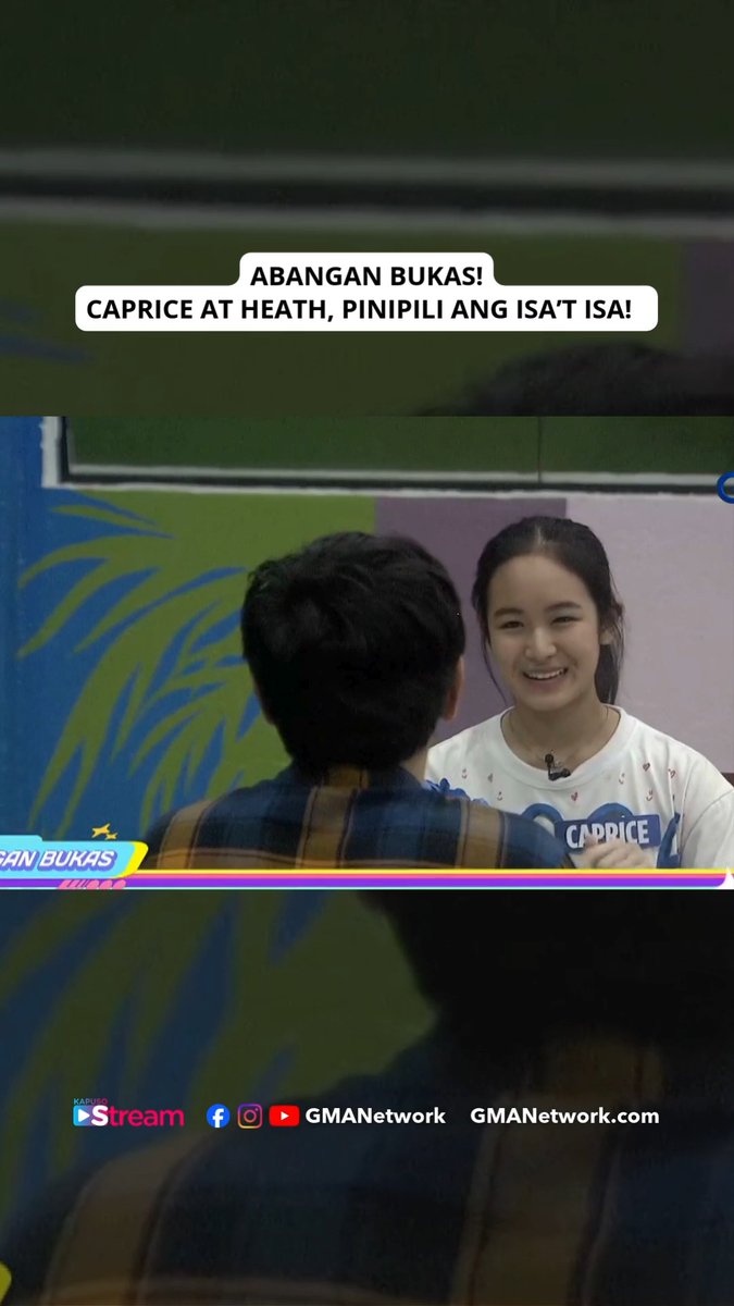 ABANGAN BUKAS ANG S̶P̶E̶C̶I̶A̶L̶ ̶D̶A̶T̶E̶, ESTE SPECIAL TASK NINA CAPRICE AT HEATH! 😍 #CapriceCayetano #HeathJornales Watch #GMAPBBCollab on weekdays at 9:40 PM and on weekends at 6:15 PM on GMA! For PBB All-Access Livestream, visit: