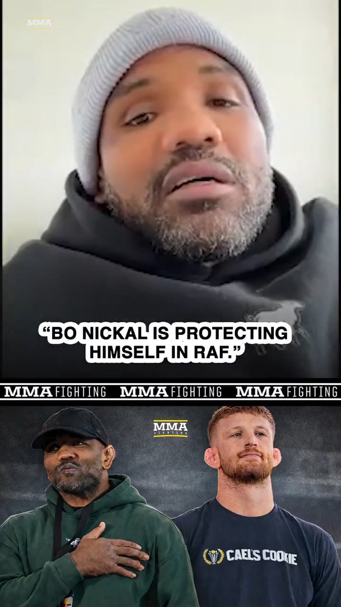 Yoel Romero feels Bo Nickal is "protecting himself" and his UFC career by not wrestling me in RAF05: "He can’t take a loss against me because of what that might do for him in the UFC." (🎥 Damon Martin)