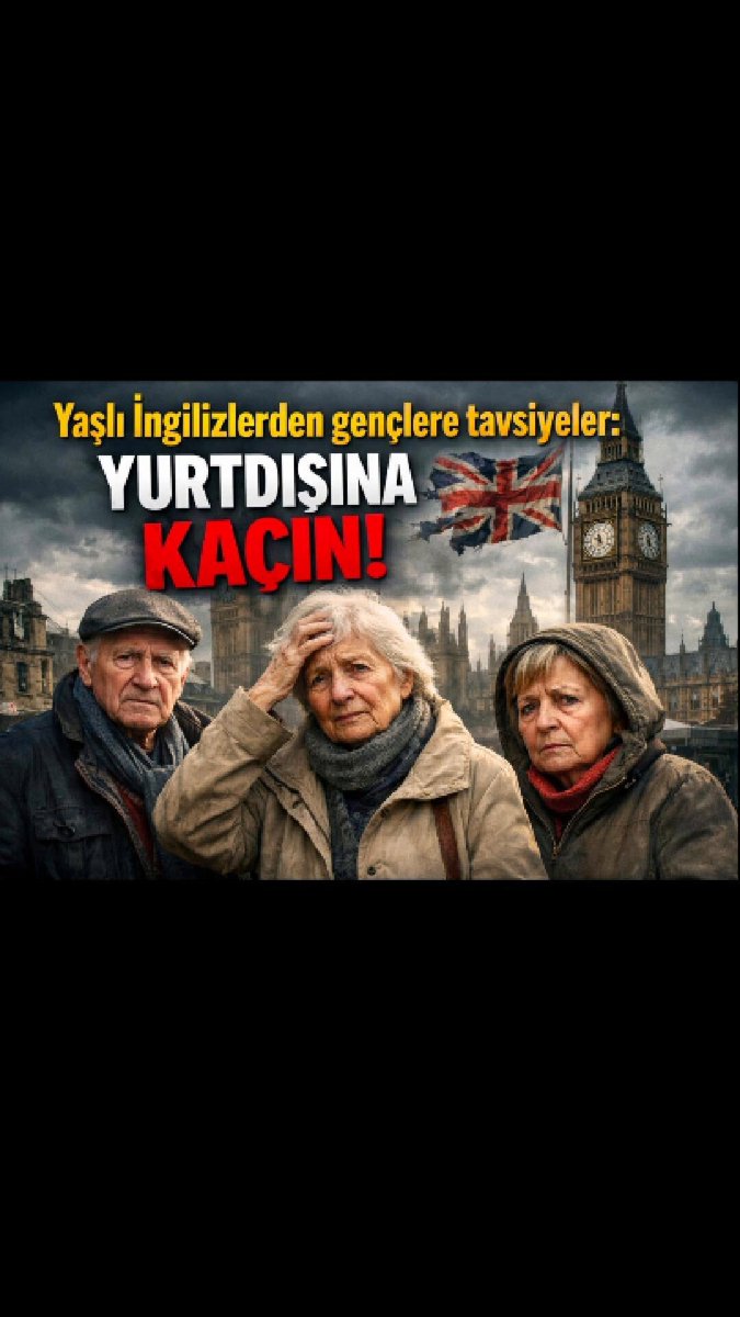 Bakın İngilizler hep bir ağızdan diyorlar ki: "20 yaşımda olmak istemezdim, eskiden çok daha iyiydi, gelecek karanlık görünüyor, yurt dışına kaçın."