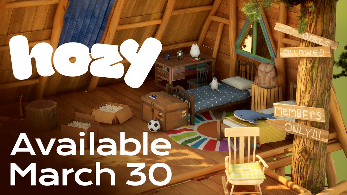 ✨ EXCITING NEWS! ✨ Hozy is officially launching on March 30! Find out more about what you can expect in the full game, out SOON:
