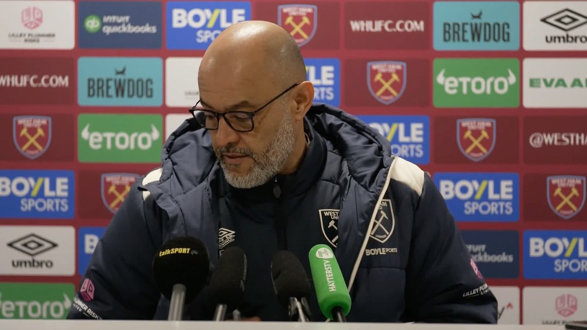 Nuno Espírito Santo on Lucas Paquetá leaving for Flamengo with the deal ''not official yet,'' adding he's a ''special player'' and a ''special person'' 🫶