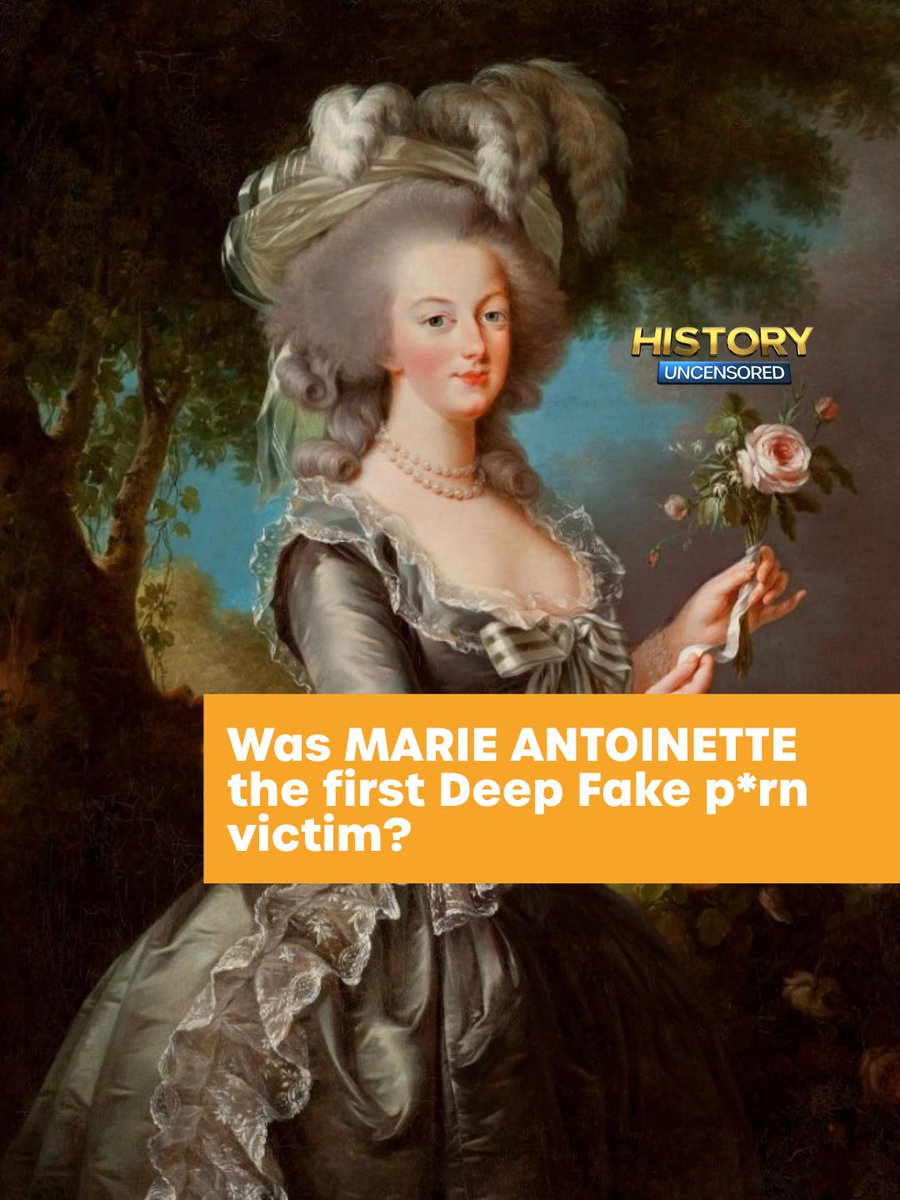 "Accused of corrupting politics through sex..." Marie Antoinette and Catherine the Great are just two examples of historical figures falling victim to fake nudes. Bianca Nobilo uncovers the history of racy deepfakes here 👇 📺
