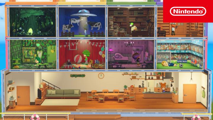 This place is looking quite roomy, roomies! Up to eight characters can live together in a shared house in #TomodachiLife: Living the Dream.