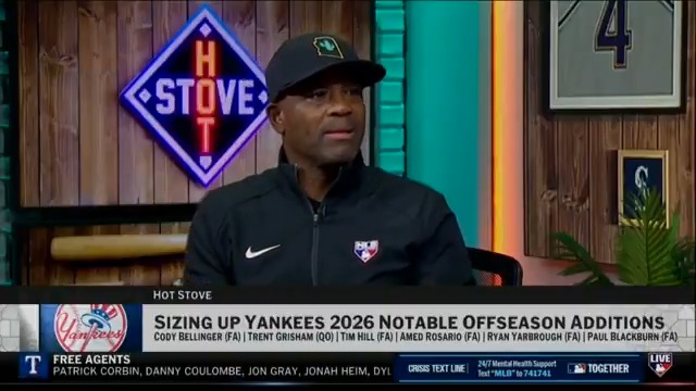 Aaron Boone said the re-signings of Trent Grisham and Cody Bellinger may “complicate some things” for Jasson Domínguez and prospect Spencer Jones. Matt Vasgersian and Harold Reynolds discuss the Yankees' two young outfielders and their outlook with the team.