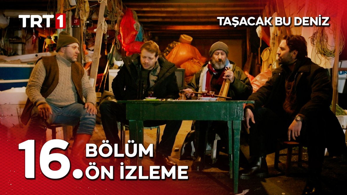 “Vay benim dertli başım, gece benim sırdaşım…” 🎶🎵 Taşacak Bu Deniz 16. bölüm ön izleme yayında! 📺 #TaşacakBuDeniz yeni bölümüyle yarın ve her cuma 20.00’de TRT 1’de! Taşacak Bu Deniz