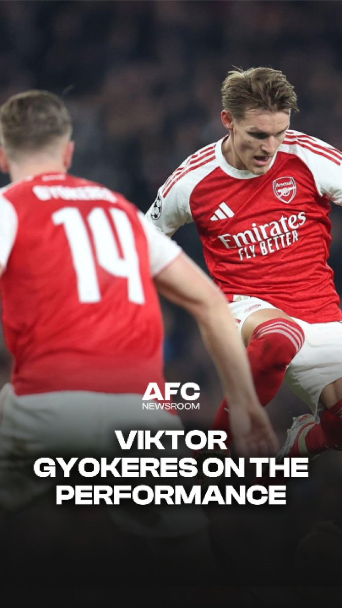 🗣️ Viktor Gyökeres after the game: "We didn't play as well in the second half and didn't play as fast as and as direct so yeah we didn't create as much and that's I think why we didn't score some goals in the second half."