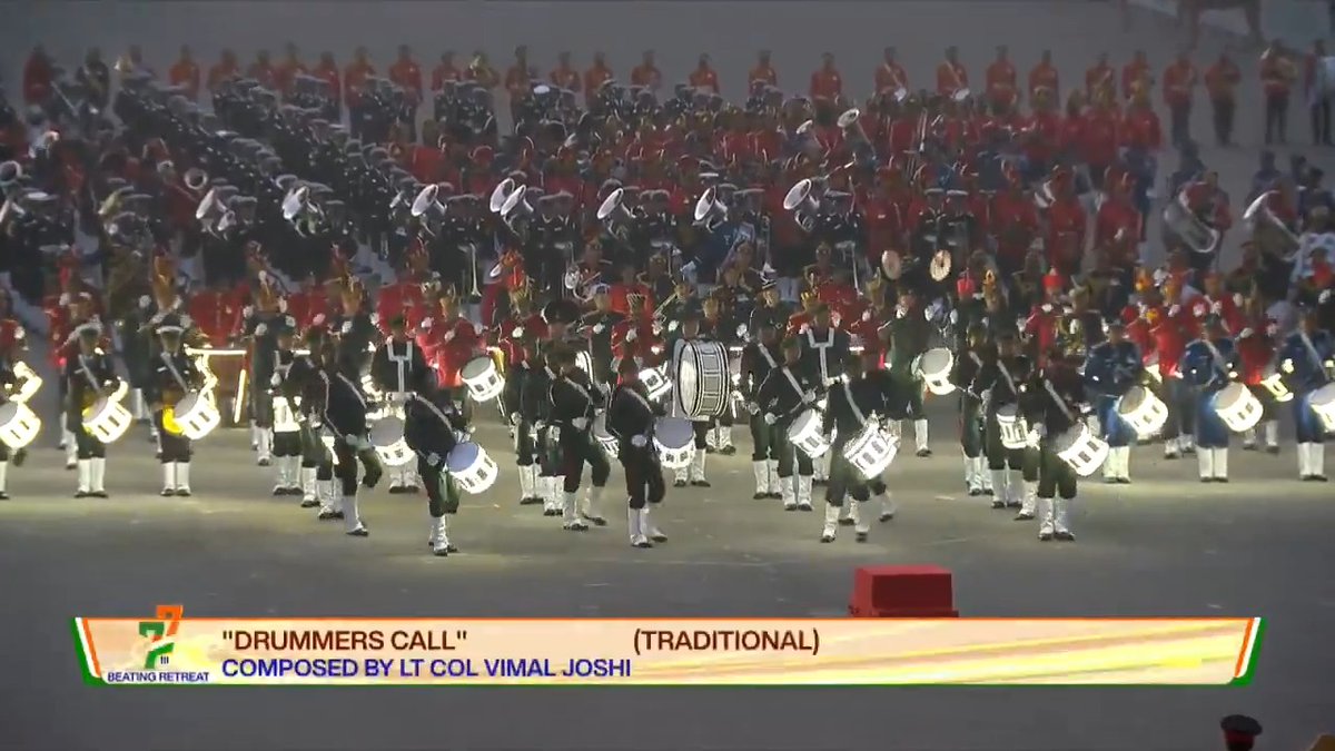 ‘Drummers' Call’ Spectacular! It was widely appreciated at Beating Retreat 2026.