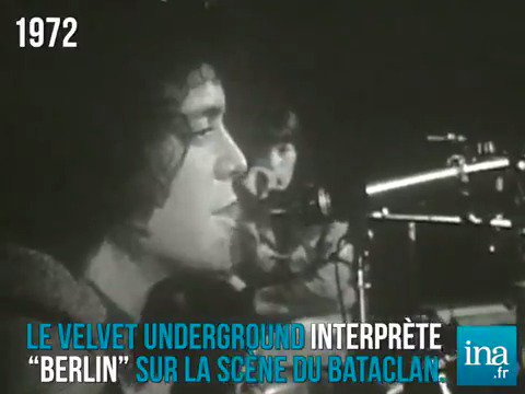 29 janvier 1972 : reformation partielle du Velvet Undergound au Bataclan pour un concert mythique filmé par l'émission "Pop 2" de Patrice Blanc-Francard. Lou Reed, John Cale &amp; Nico une dernière fois réunis sur scène. Historique. Vive la France !