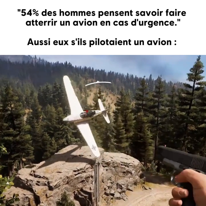 Tout semblait simple dans Far Cry (ou pas). Dans la vraie vie, beaucoup moins...😵💫🛩️