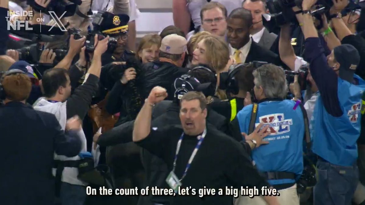 A Super Bowl winning moment for the entire Cowher family ❤️ (Super Bowl XL) @insidethenfl's Top 60 SB Mic'd Up Moments on X