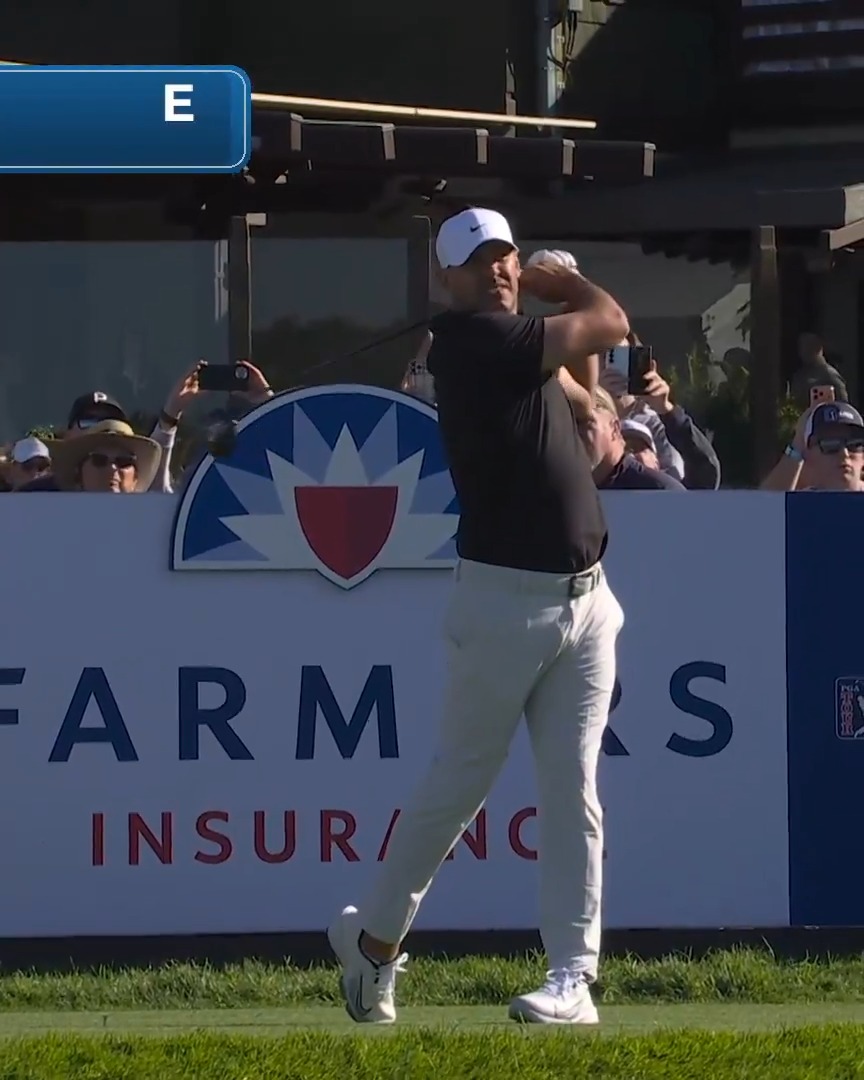 Brooks Koepka's first round back on TOUR is off and running, live on @ESPN!