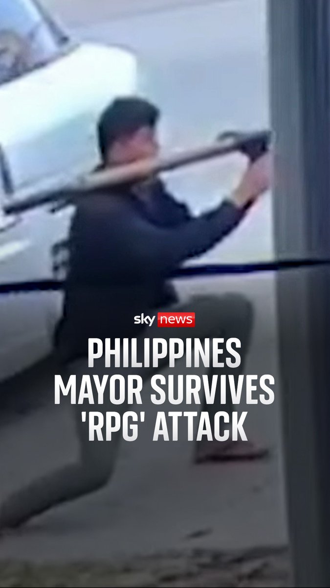 CCTV footage captured the moment a gunman launched a rocket-propelled grenade at Mayor Akmad Ampatuan. The mayor of the town of Shariff Aguak in the Philippines was unharmed, according to a regional government release. Latest world news ➡️
