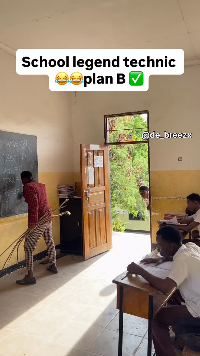 If you did not attend junior high school and senior high school in Africa, you missed out all the plan B''s 😂😂