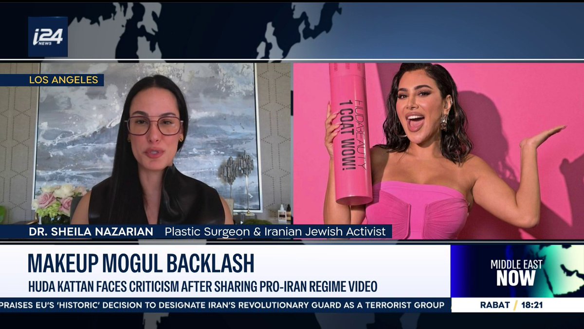 Makeup mogul Huda Kattan said she wasn't informed enough to criticize the Iranian regime. And yet, utter ignorance didn't seem to be a problem for her when she blamed Jews and Israel for WWI, WWII, 9/11 and Oct. 7, Dr. Sheila Nazarian tells Natasha Raquel Kirtchuk