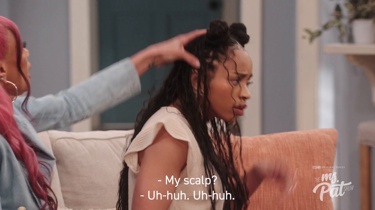 Auntie always knows 👀 Janelle been acting real grown since going off to college. Catch up on #TheMsPatShow Season 5, now streaming on BET+.
