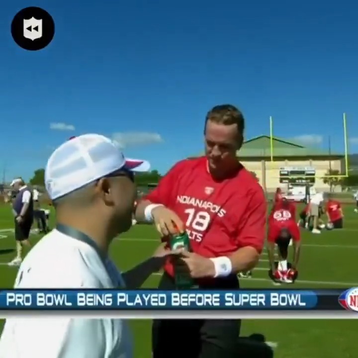 Peyton pranking Wes Welker never gets old 😂 Pro Bowl Games -- Tuesday 2/3 8pm ET on ESPN Stream on NFL+ and ESPN App