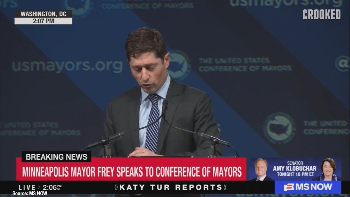 “By their own words, what we’ve seen this administration push for is this whole concept that might makes right. That might makes right. Stephen Miller has pushed for this concept, calling it the ‘iron law of the world,’ that might makes right. Stephen Miller is wrong.” —Mayor Frey