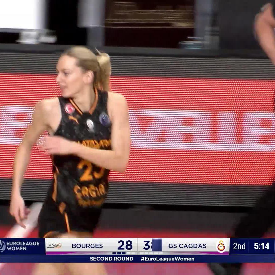 I promised myself 'not more than 3 posts about her tonight' but COME ON: #EuroLeagueWomen x Galatasaray Çağdaş Faktoring