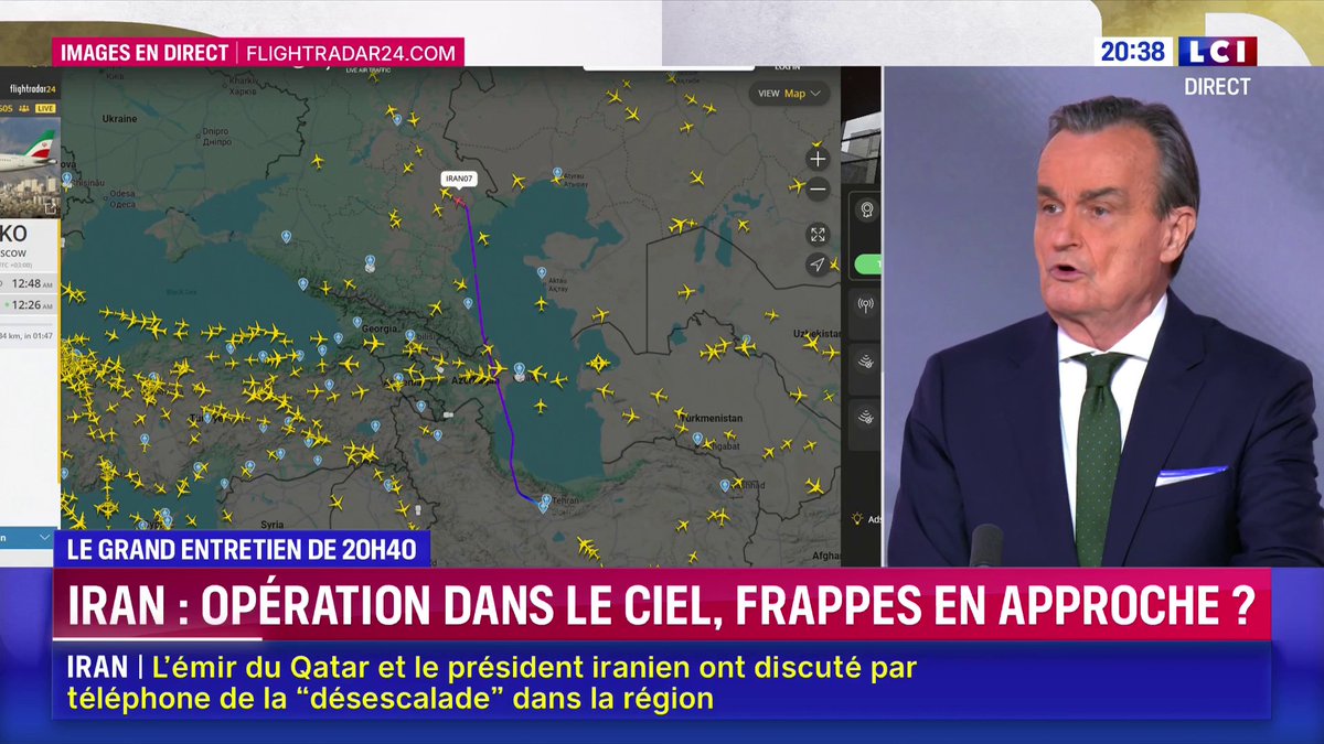 Iran : "Si les Américains interviennent, ils vont frapper", Gérard Araud ▶️ Darius Rochebin