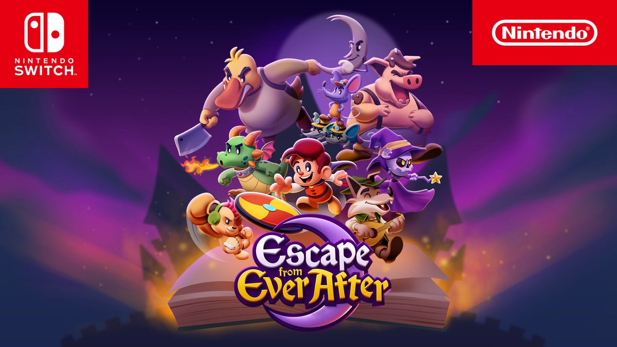 And they lived happily ever after... in cubicles? An evil corporation has taken over your storybook! Save your fairytale in Escape from Ever After, available now on #NintendoSwitch:
